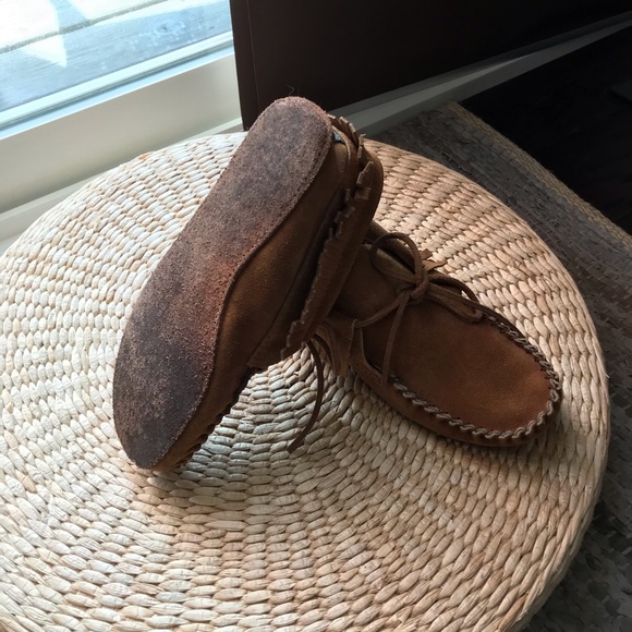 Ladies Footskins Ankle Moccasins - Picture 4 of 5